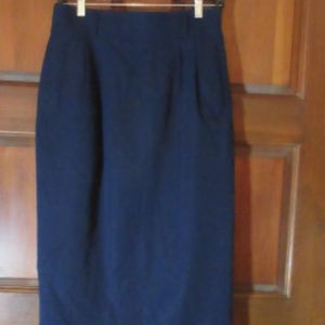 NAVY BLUE LINED SKIRT by LIZ CLAIBORNE Size 10P
